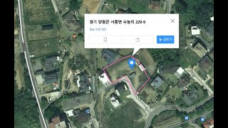 토지 / 두물머리IC 3분/2차선 인근 ﻿/ 양평군 서종면 수능리 / 122평Korea country house and land / Real estate agent