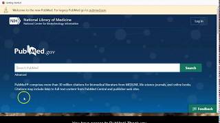How to access PubMed
