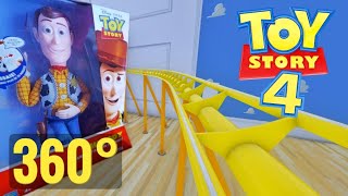 [360 VR video] Disney Pixar Toy Story 4 Roller Coaster 360° Google Daydream PSVR