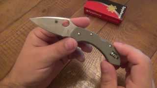 Knife Review : Spyderco Dragonfly (Foliage G-10) (BEST Small EDC Blade)