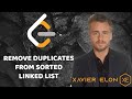 LeetCode 83 | Remove Duplicates from Sorted Linked List (Java + Whiteboard)