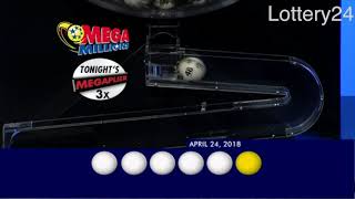 2018 04 24 Mega Millions Numbers and draw results