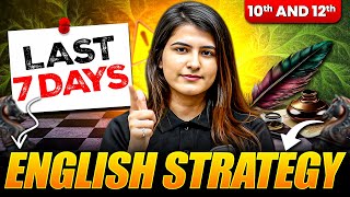 Last 7 Days English Strategy for 10th \u0026 12th MP Board Students | MP Board Wallah