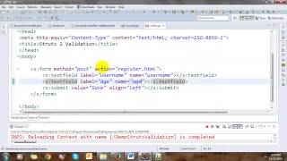 Struts2 Validation