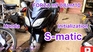 Honda FORZA mf08 / mf10 ( NSS250EX) Honda S-Matic initialization procedure (cvt innitialization)