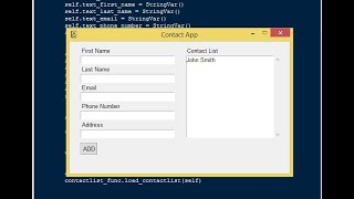 Simple Contact Management System with SQLite in Python
