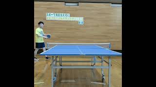 【卓球❌テニスの王子様】ブーメランスネイク【超次元技】(tabletennis)#Shorts