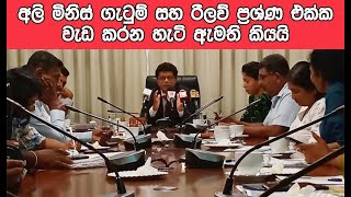 අලි මිනිස් ගැටුම් සහ රිලා ප්‍රශ්ණ සමග වැඩ කරන හැටි ඇමති කියයි|#smn24