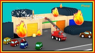 Cartoon Cars - FIRE FIGHTERS! - Children's Cartoons for Kids - Childrens Animation Videos for kids