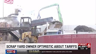 Scrap yard owner optimistic about tariffs