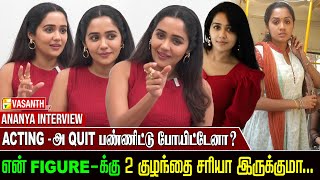 அந்த கதாபாத்திரல நடிச்சா🙄 மக்கள் ஏத்துப்பாங்களா! - Actress Ananaya Interview | Thiru. Manickam Movie