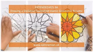 #15.3A: Drawing a Stellated Twelvefold Islamic Geometric Rosette