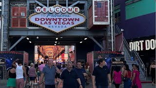 Exploring Fremont Street Experience - Neon Lights, Street Performers, and Hidden Gems