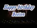 Happy birthday Boston