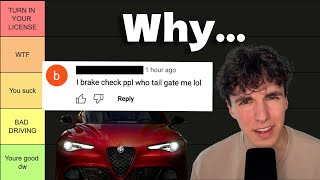 Ranking Your WORST Driving Habits (Tier List)