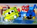 Carl Si Truk Super 🚚 ⍟  Truk Seluncur  - truk kartun untuk anak-anak Indonesian Cartoons for Kids