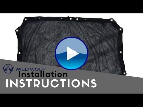 Wild Wolf Pack Jeep 2 Door Sunshade Installation Instructions Wild Wolf Pack Jeep 2 Door Sunshade Installation Instructions