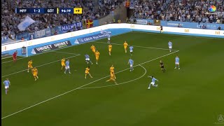 Malmö FF 2 - 2 IFK Göteborg stort dramatiskt när Martin Olsson gör ett drömmål i sista minuten