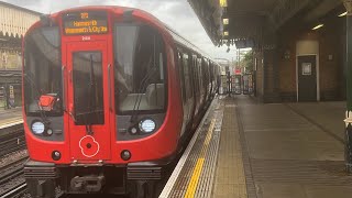 London Underground Hammersmith and city line s-stock train at East Ham