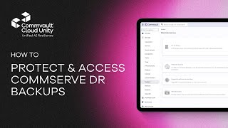 How To Protect & Recover CommServe DR Backups | Cloud Upload & Restore Tutorial