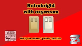 Retrobright restoration of plastics with cream. #8pins #howto #retrobright #oxygenperoxide