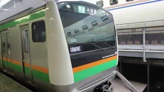 東海道線　E233系3000番台　小田原行き　東京駅発車