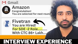 I cleared the Fivetran SDE-2 Interview | Remote job Experience & Tips | DSA | LLD resources | java