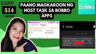 Bobbo App: PAANO MAGKAROON NG HOST TASK SA  bobbo Livestream| new earning app