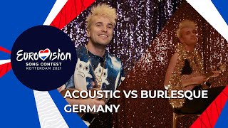 Acoustic Vs Burlesque - I Don't Feel Hate by Jendrik from Germany 🇩🇪  - Eurovision 2021