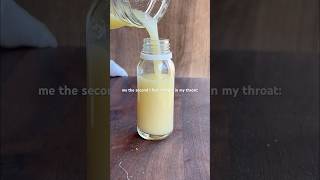 Homemade Immunity Shots! Recipe in comments. #immunity #immunitybooster #homemade #lemon #ginger