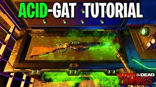 How To Build ACID GAT in BLOOD OF THE DEAD (Black Ops 4 Zombies Gameplay Tutorial Parts Guide)