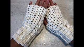 Tuto mitaines au crochet