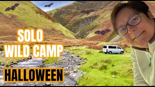 OFF GRID WILD CAMPING in the Scottish Borders  - Solo Female Van Life UK