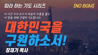 (따라하는 기도시리즈) 246 대한민국을 구원하는 기도, 나라와 민족을 위한 기도2, 계엄령, 대통령, 탄핵 / 장재기 목사 NO BGM