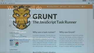 Introducing GRUNT - The JavaScript Task Runner
