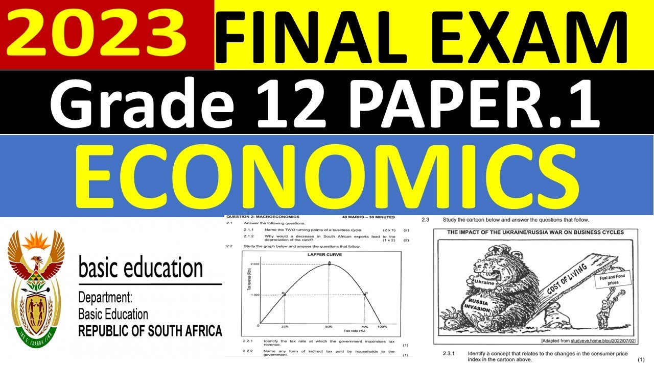 ECONOMICS PAPER 1 2023 FINAL EXAMS :GRADE 12 [THUNDEREDUC] BY: - YouTube