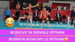 Tijana Boskovic'in Servisle İmtihanı Kathryn Rose Plummer Boden'in Boskovic'le İmtihanı 😂