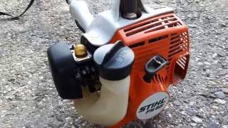 Stihl FS55 cold start  krovinorez