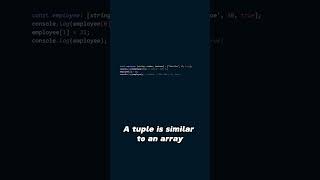 TypeScript Array vs Tuple #programming #engineering #javascript #tutorial #typescript