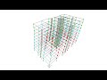 Performance of Fiber Hinges - Pushover Analysis of a Building (First Mode Pattern in X Direction)