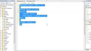 loop in sql