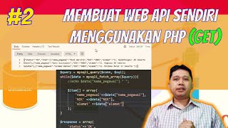 #2 Belajar Membuat API REST dengan method GET untuk menampilkan semua data pegawai menggunakan PHP