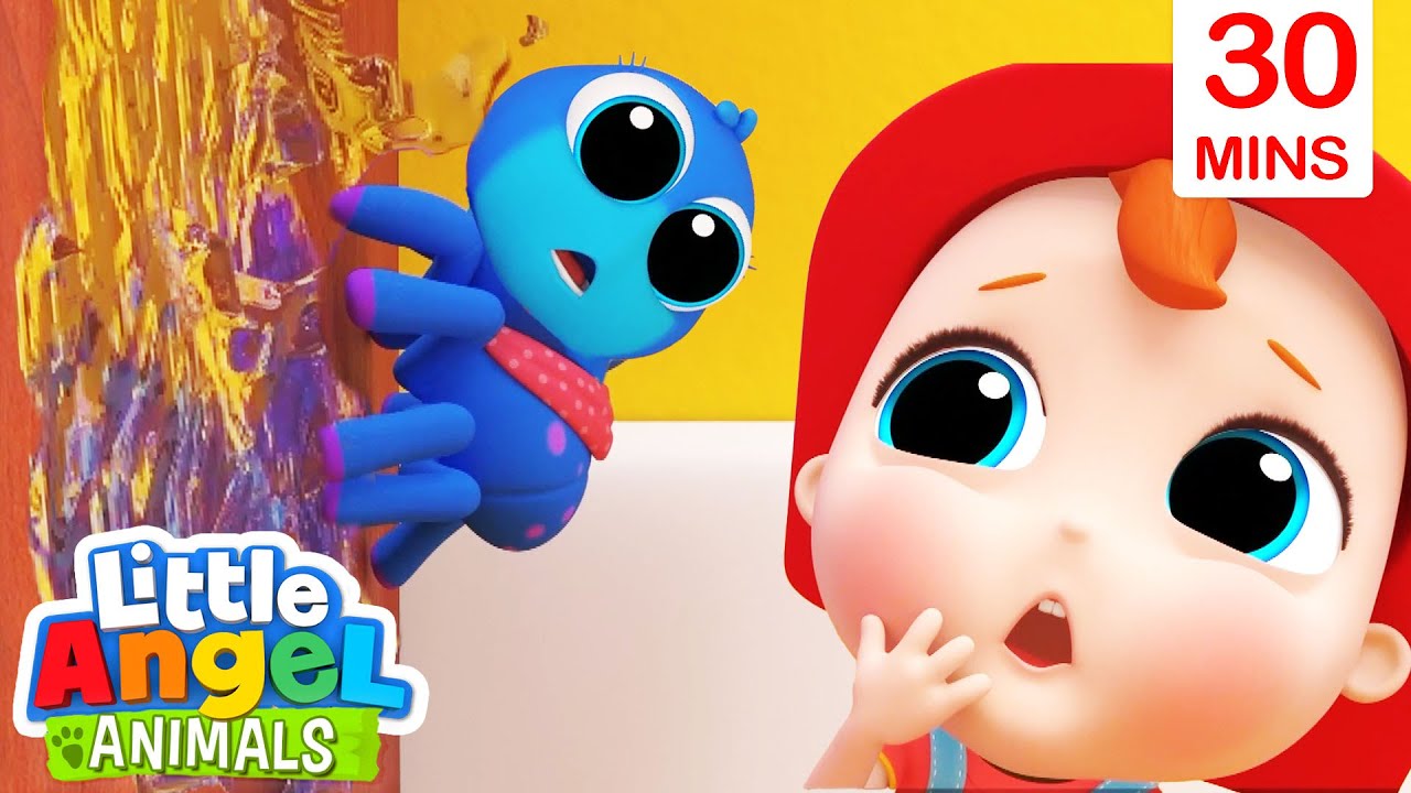 Itsy Bitsy Spider 30 MIN LOOP | Fun Animal Sing Along Songs By Little ...