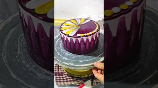 Blueberry Cake Design For Birthday Cake #shorts #youtubeshorts #viralvideo #trending