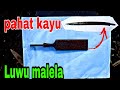 🔴 Tutorial pembuatan badik Luwu malela dari pahat kayu,,,!!!