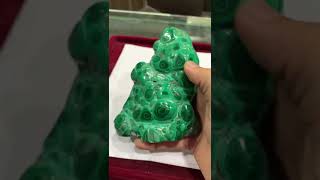 Natural Raw Malachite.