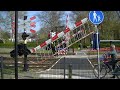 spoorwegovergang oudenbosch dutch railroad crossing