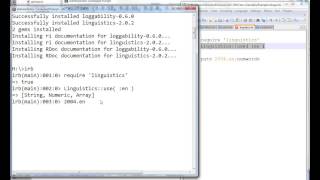 Ruby II - Modules and Linguistics & Prawn Gems - Lecture 18