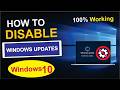 How to Disable Windows 10 Updates Permanently (2026 Working Method) | Teknoxone