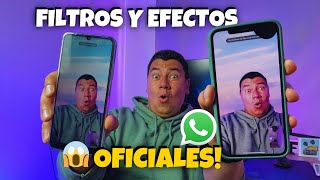 😱 ¡LLEGAN LOS FILTROS y EFECTOS a TUS VIDEOLLAMADAS en WhatsApp! 📲✨